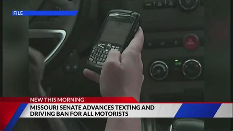 Bill to ban texting while driving in Missouri moves forward